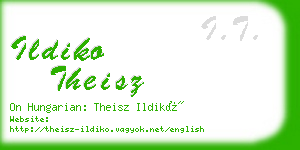 ildiko theisz business card